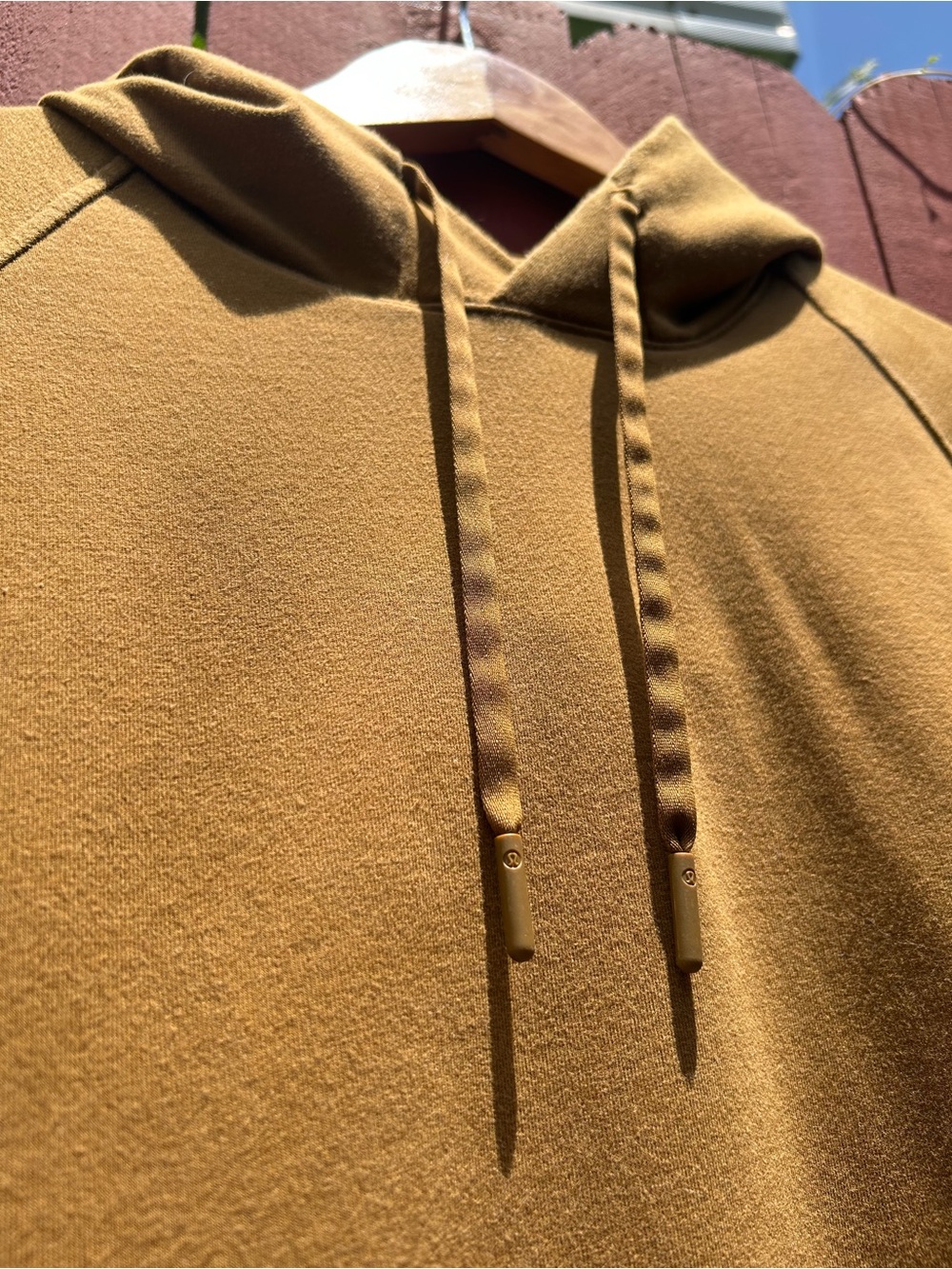 Lululemon City Sweat Pullover Hoodie Gold Mustard Color Men’s Large - Picture 2 of 7